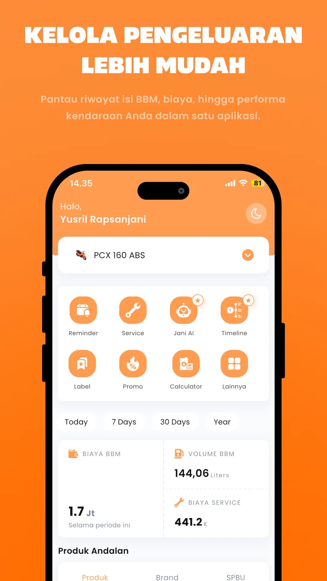 Kelola Pengeluaran BBM